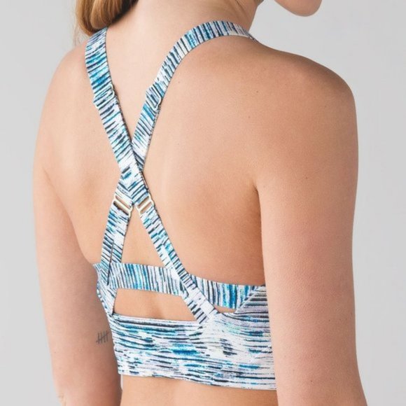 Lululemon Pure Practice Bra Blurry Belle Multi - Picture 6 of 14